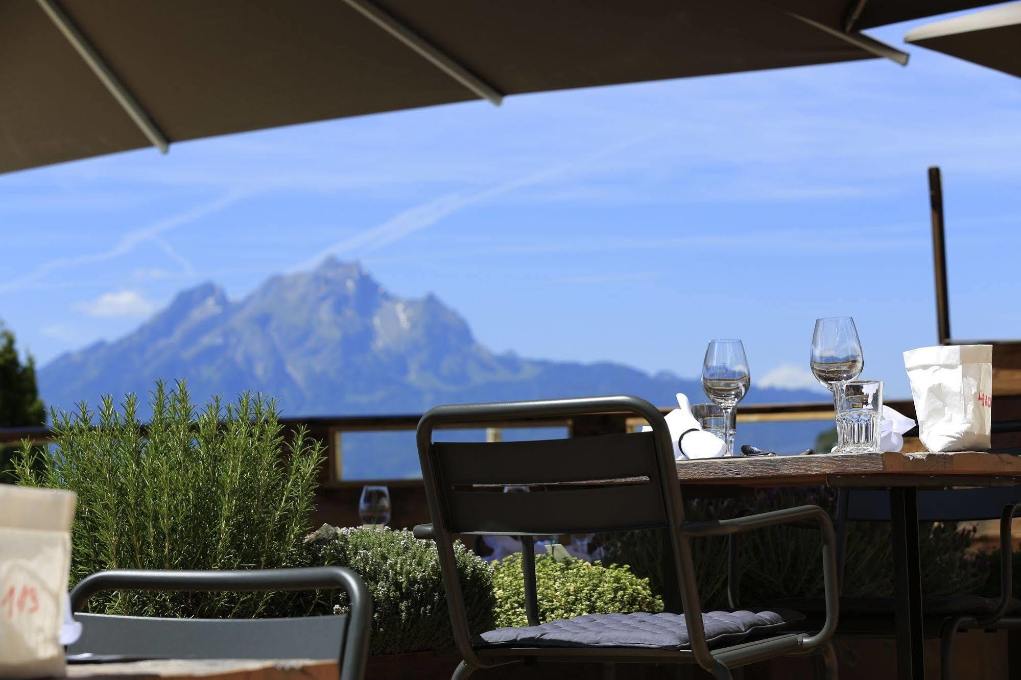 Alpenblick Weggis - Panorama & Alpen Chic Hotel Exterior photo